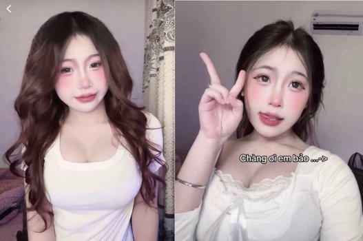 Baby Thỏ TikToker sôi động, vóc dáng nóng bỏng, da trắng mịn
